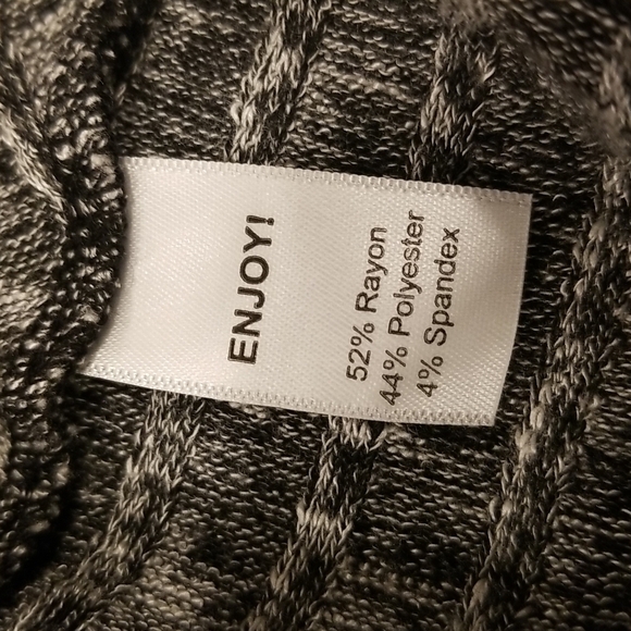 💕MICHAEL STARS💕 Ribbed Long Sleeve Surplice Bodysuit ~ Dark Gray Small S NWOT - Picture 10 of 11